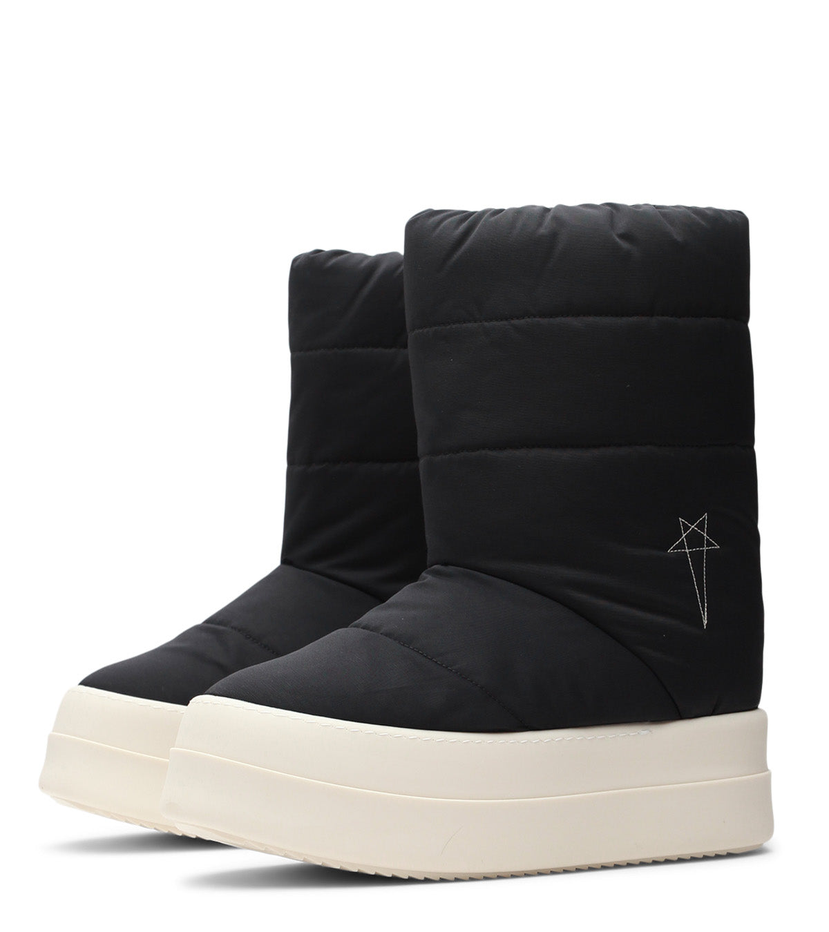 Rick Owens DRKSHDW Stivali Imbottiti Mega Bumper Lunar Black