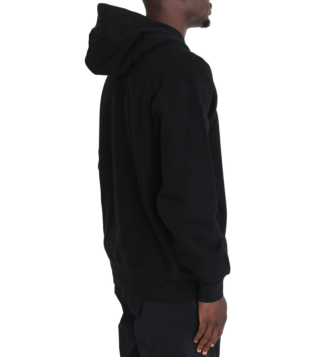 Sci-Fi Fantasy Biker Hood Black