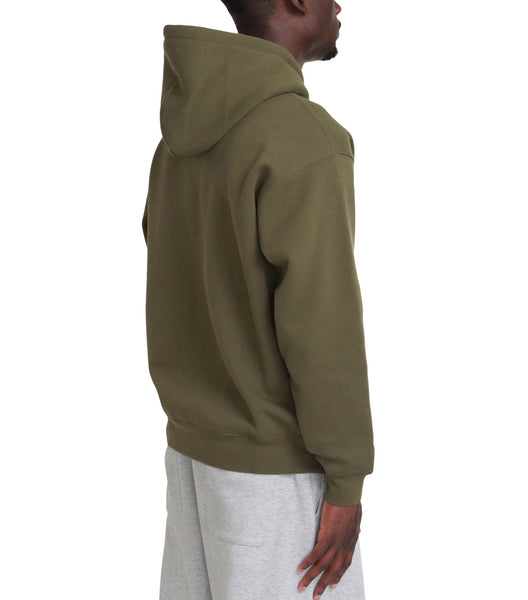 Dime Classic Shiny Hoodie Dark Olive | SOMEWHERE®