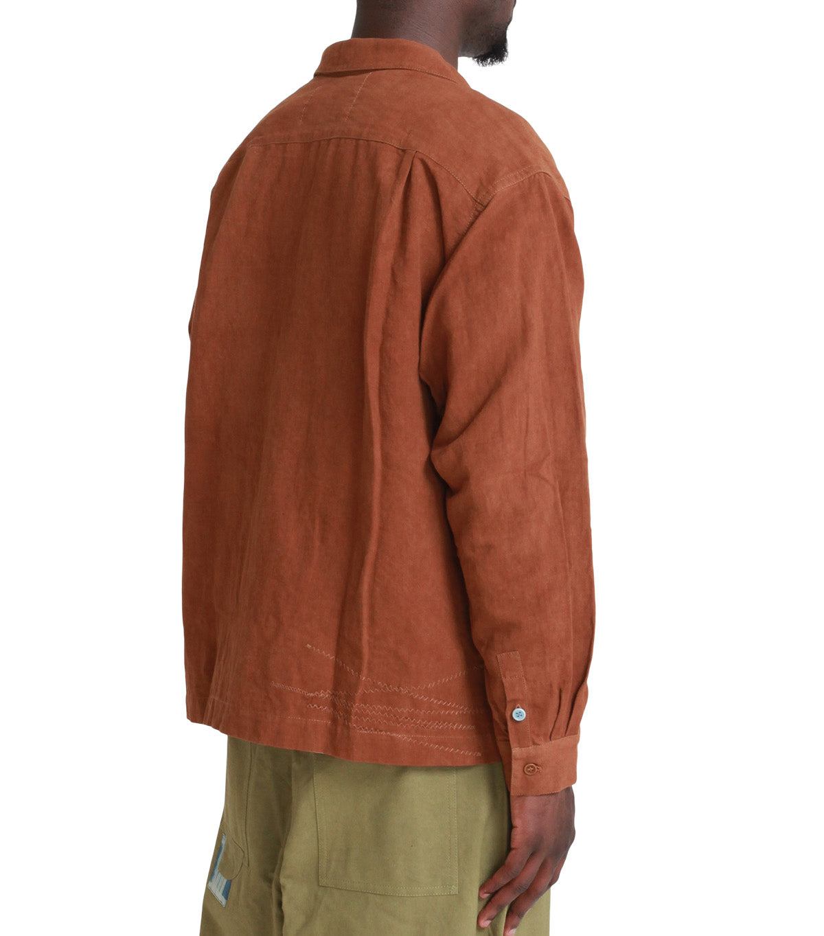 Story MFG Greetings Long Sleeve Shirt Brown