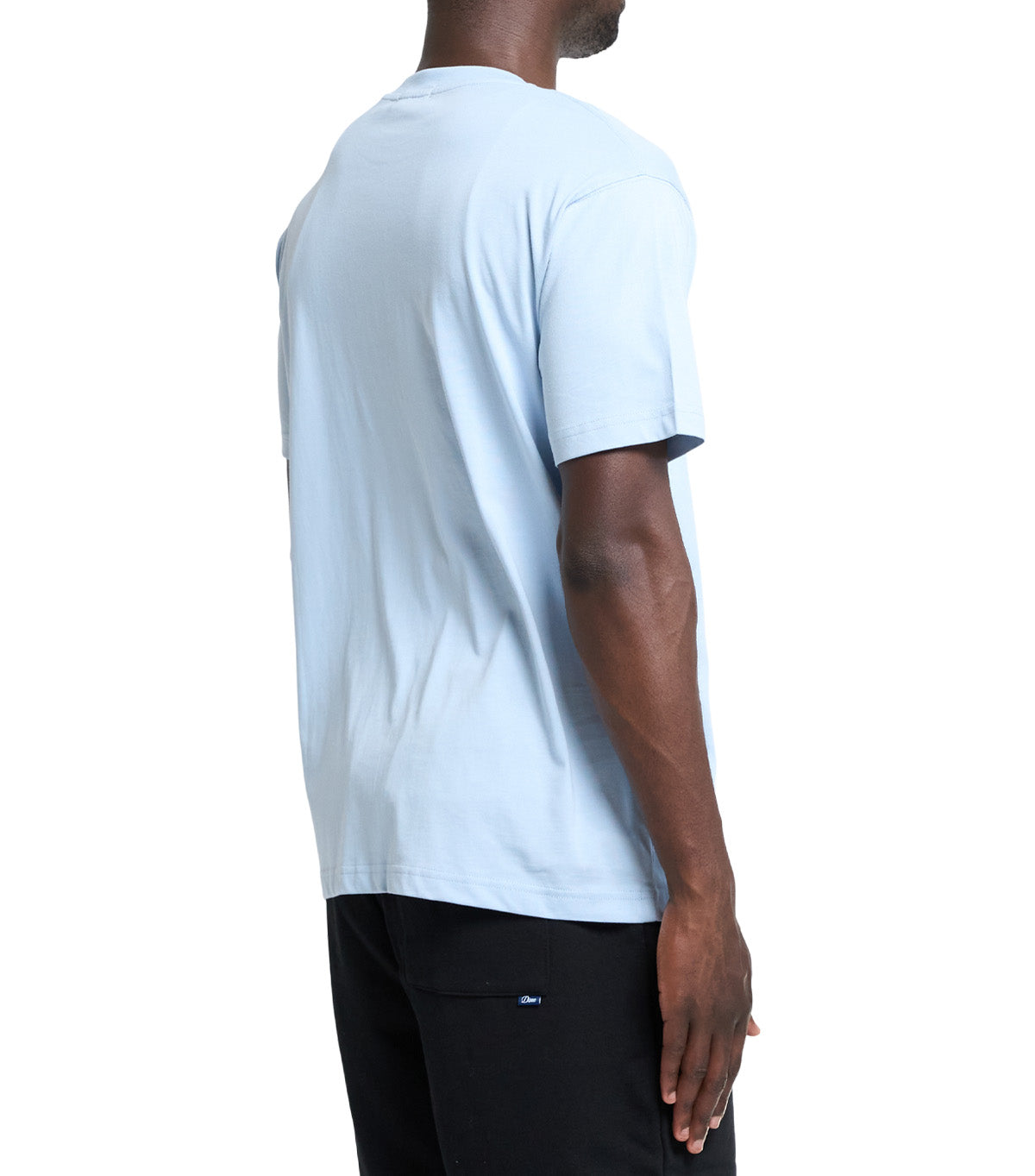 Dime Cursive Small Logo T-Shirt Blue Fog