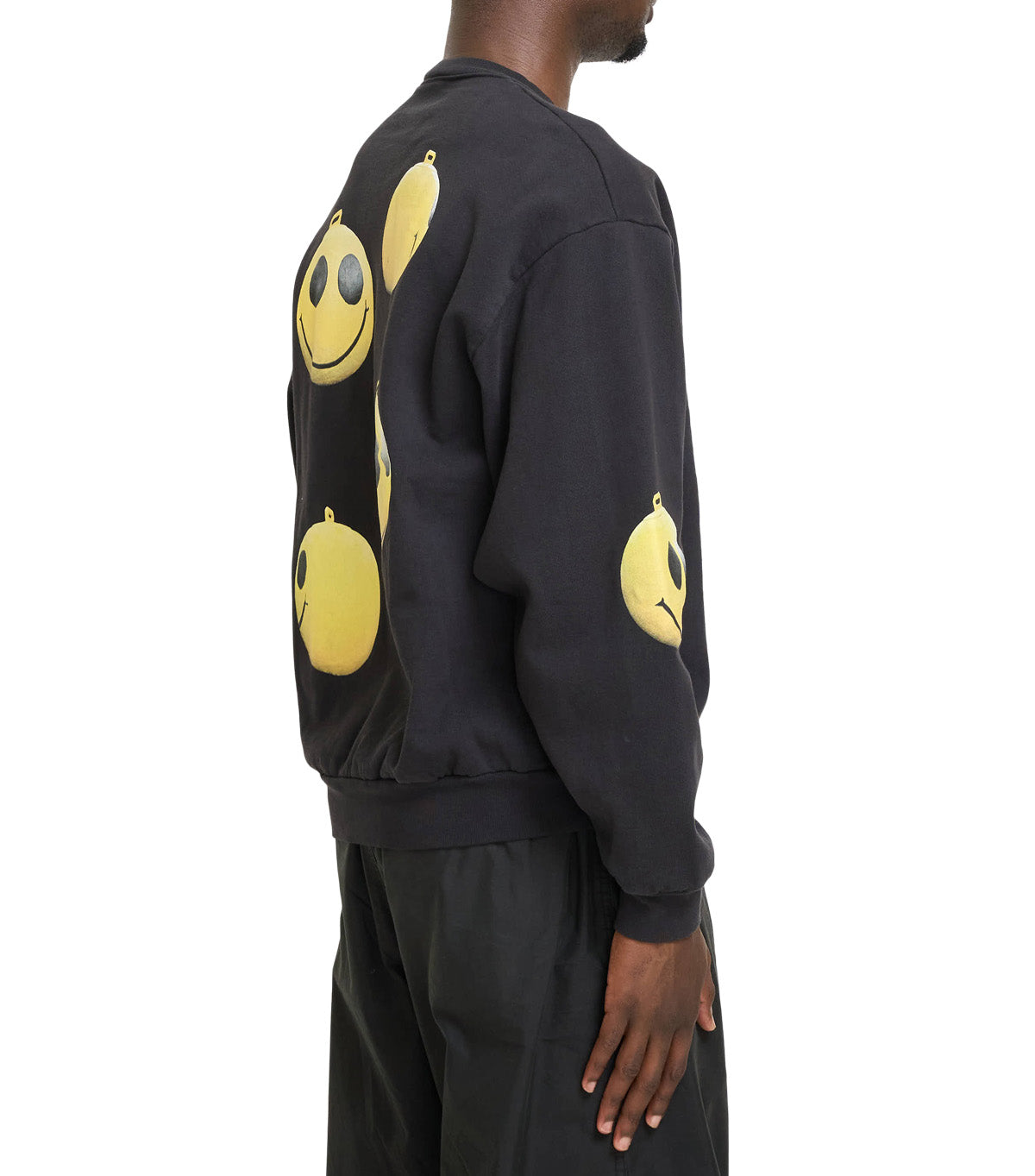 IRAK Face Crewneck Sweatshirt Off Black