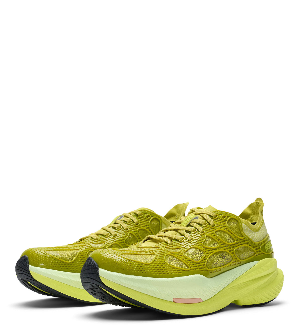 Hoka Mach X Caged Pea Green
