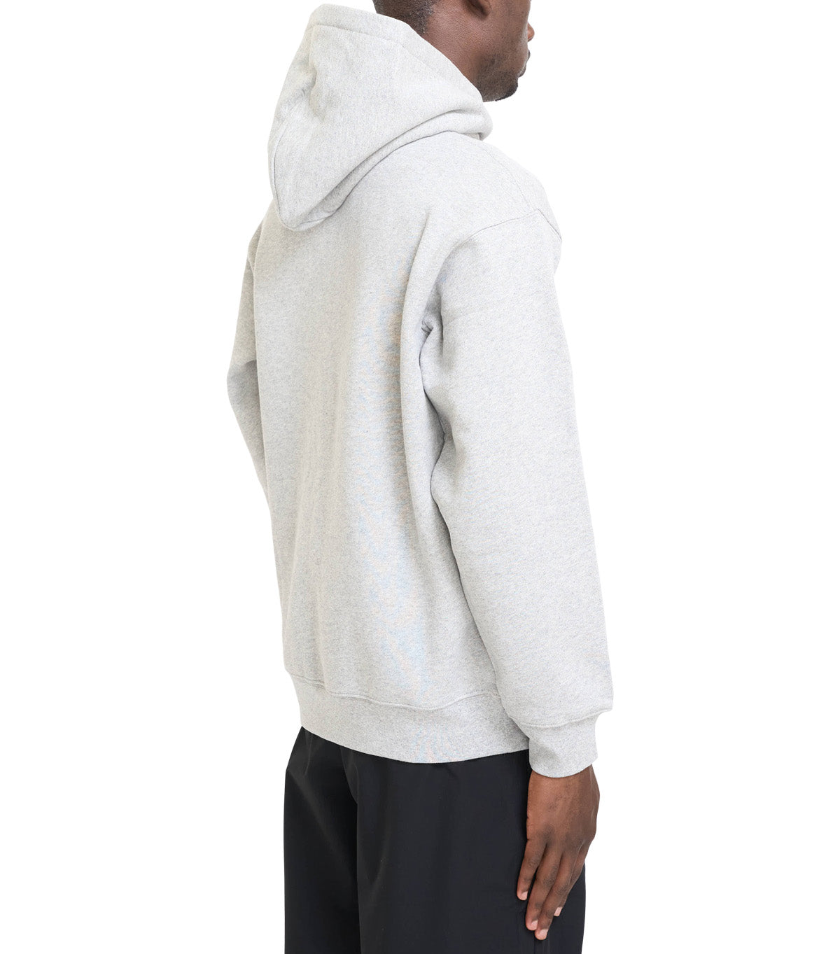 Dime Cursive Small Logo Hoodie Heather Grey
