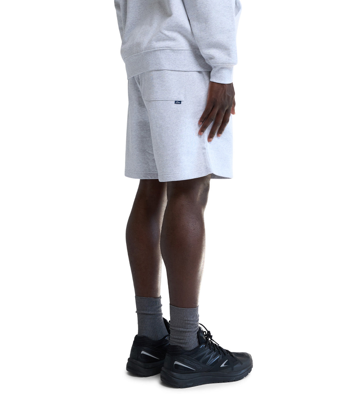 Dime Cursive Small Logo Sweatshorts Ash