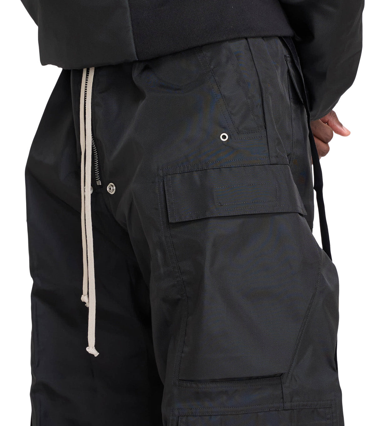 Rick Owens DRKSHDW Double Cargo Jumbo Belas Black