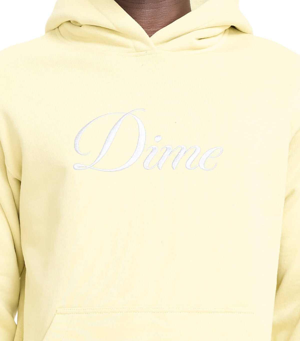 Dime Cursive Hoodie Cream
