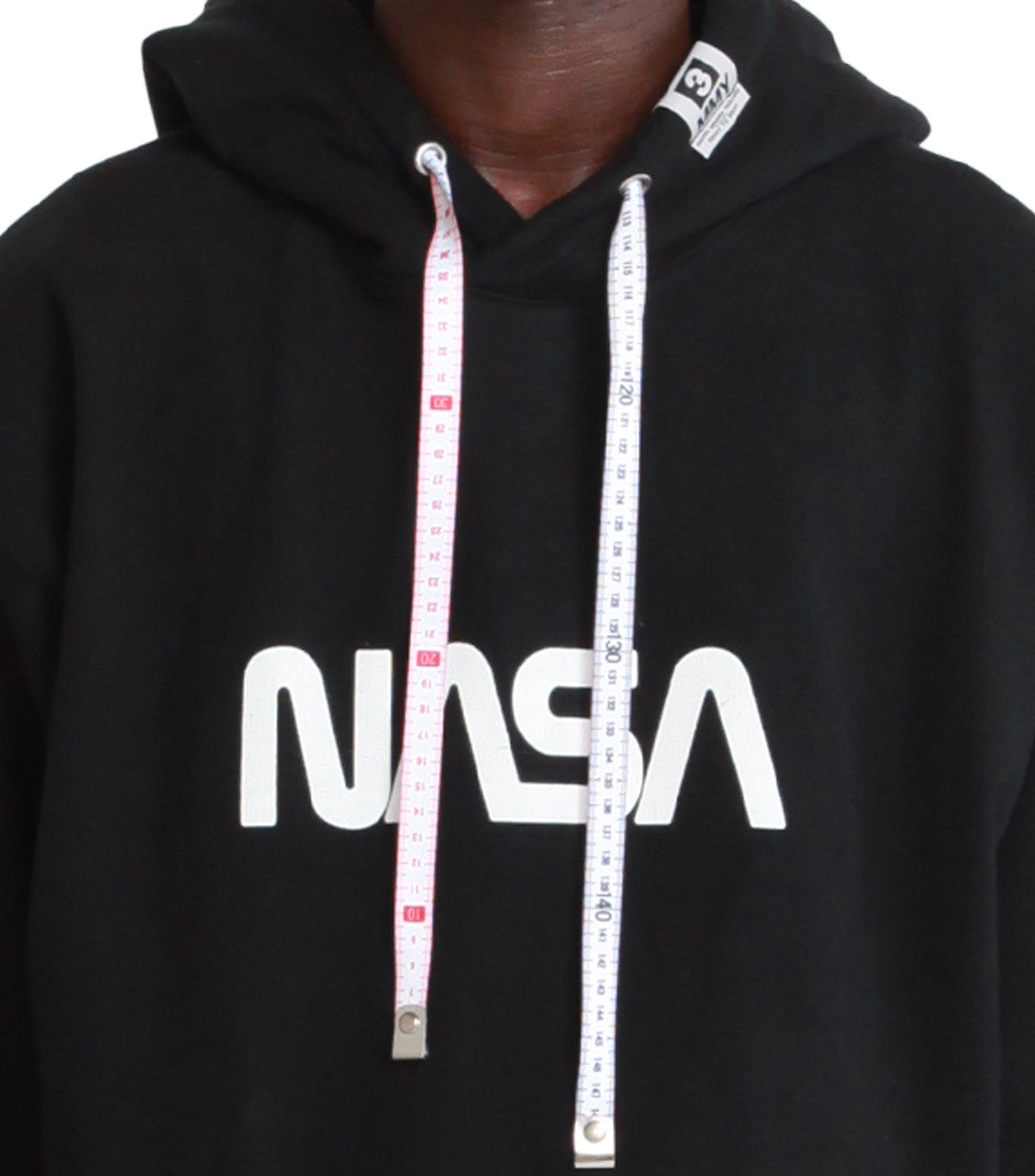 Mihara Yasuhiro NASA Printed Hoodie Black