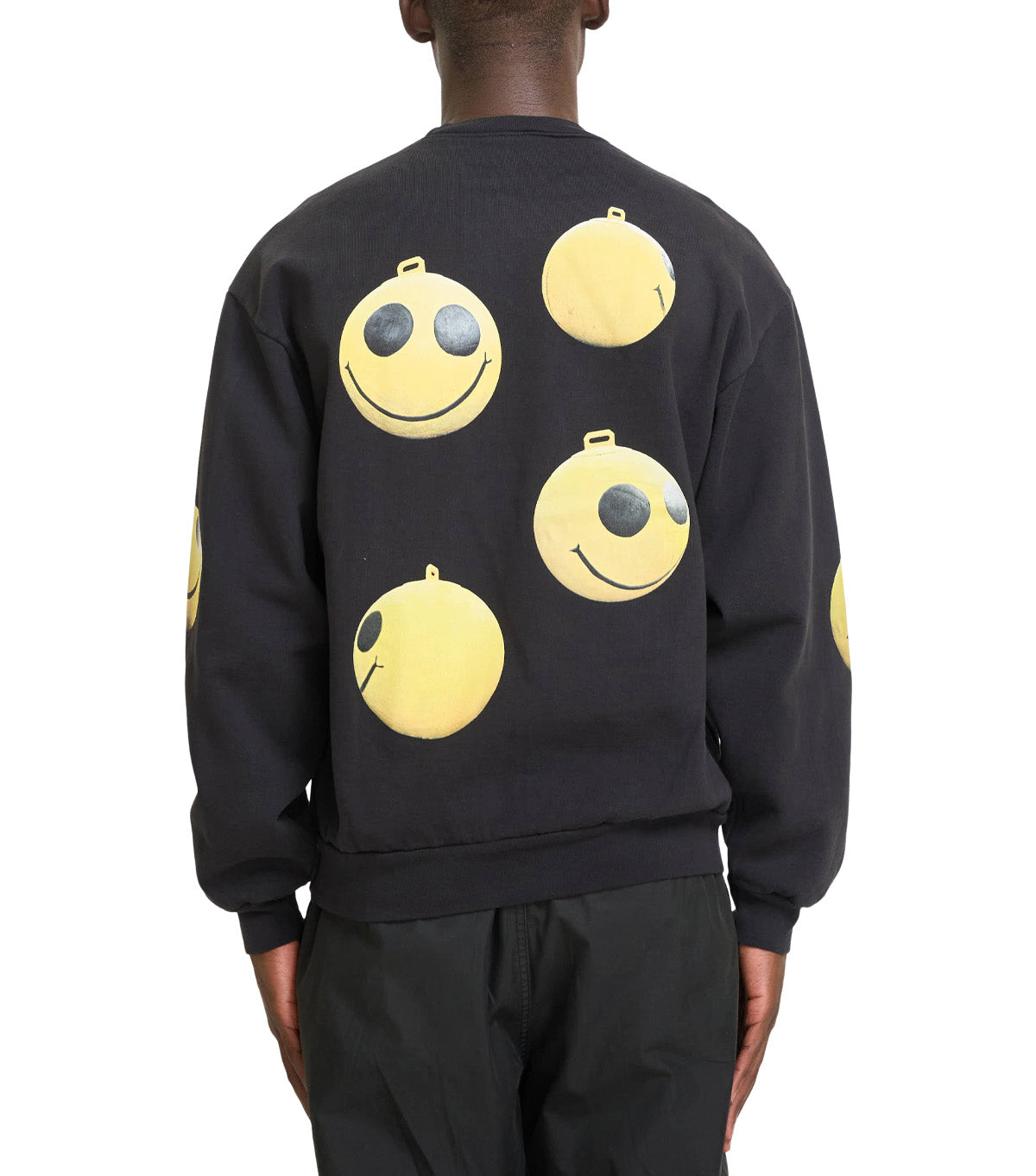 IRAK Face Crewneck Sweatshirt Off Black