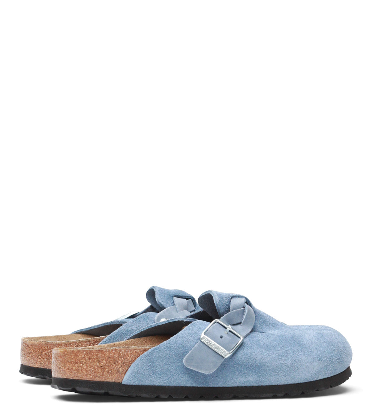 Birkenstock Boston Suede Braided Blue