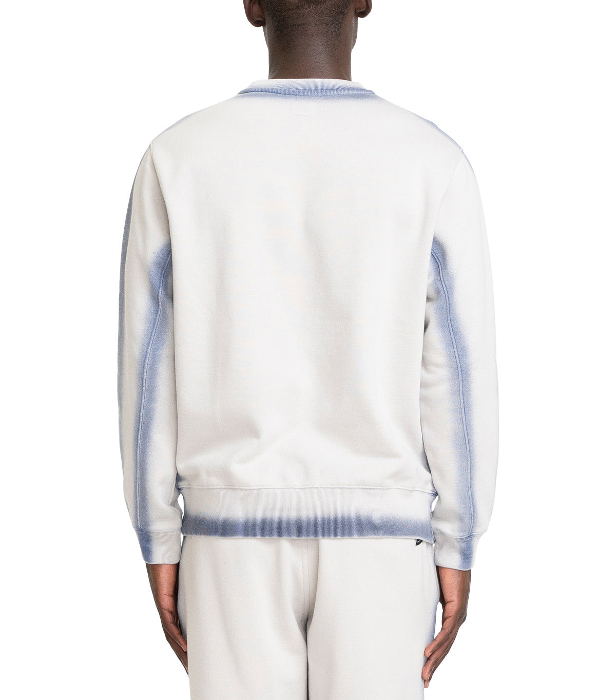 The Trilogy Tapes Overdyed Crew Grey Blue