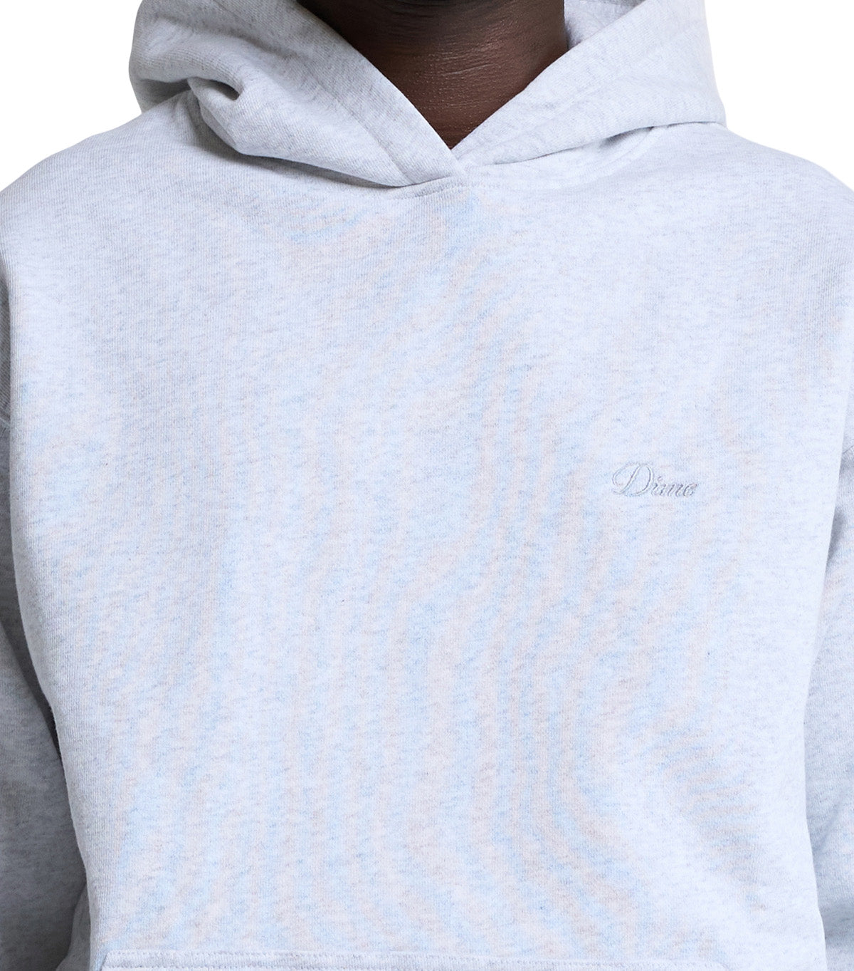 Dime Cursive Small Logo Hoodie Ash