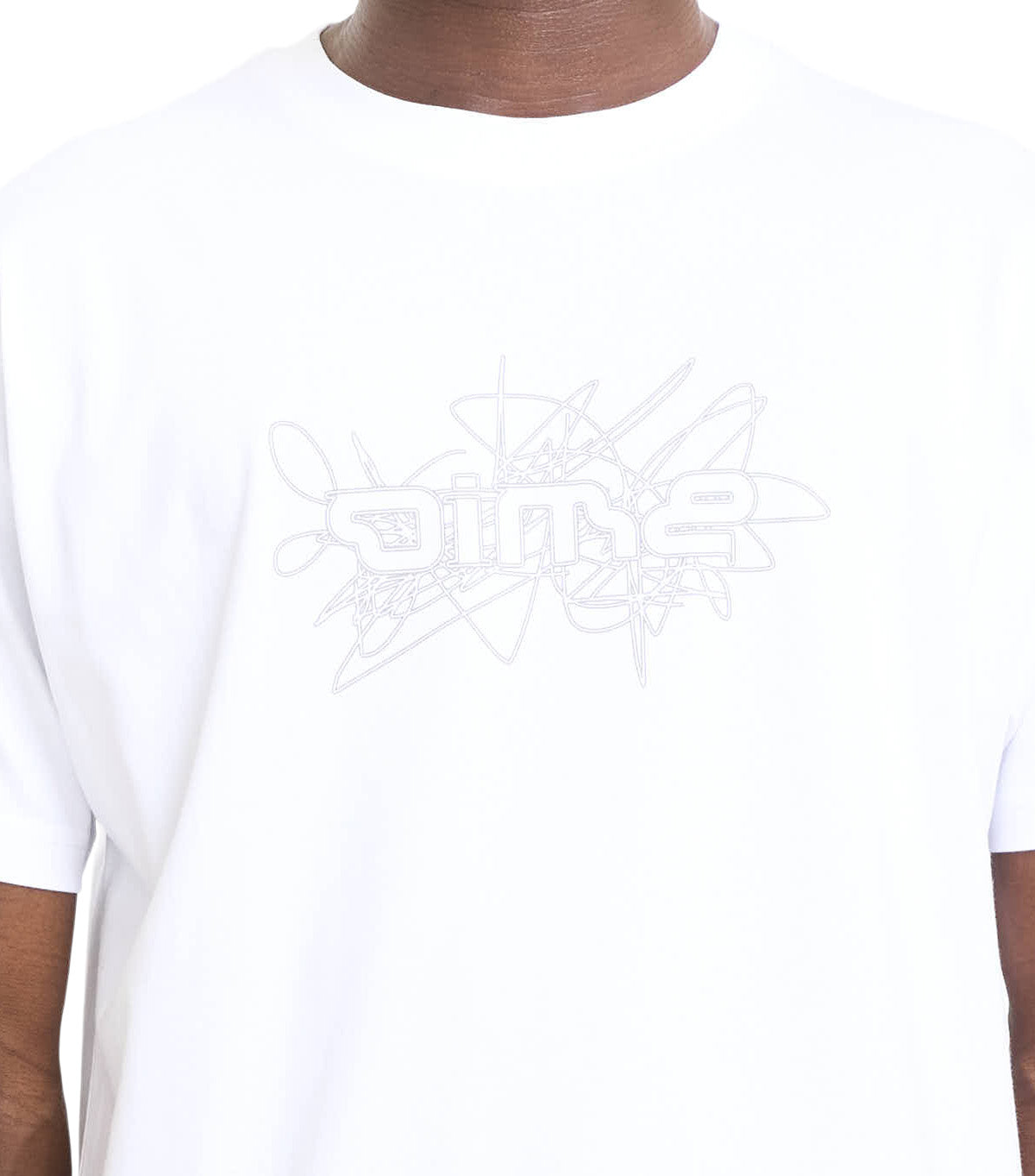 Dime Glyph T-Shirt White
