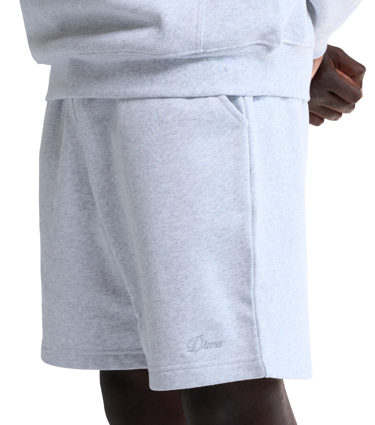 Dime Cursive Small Logo Sweatshorts Ash