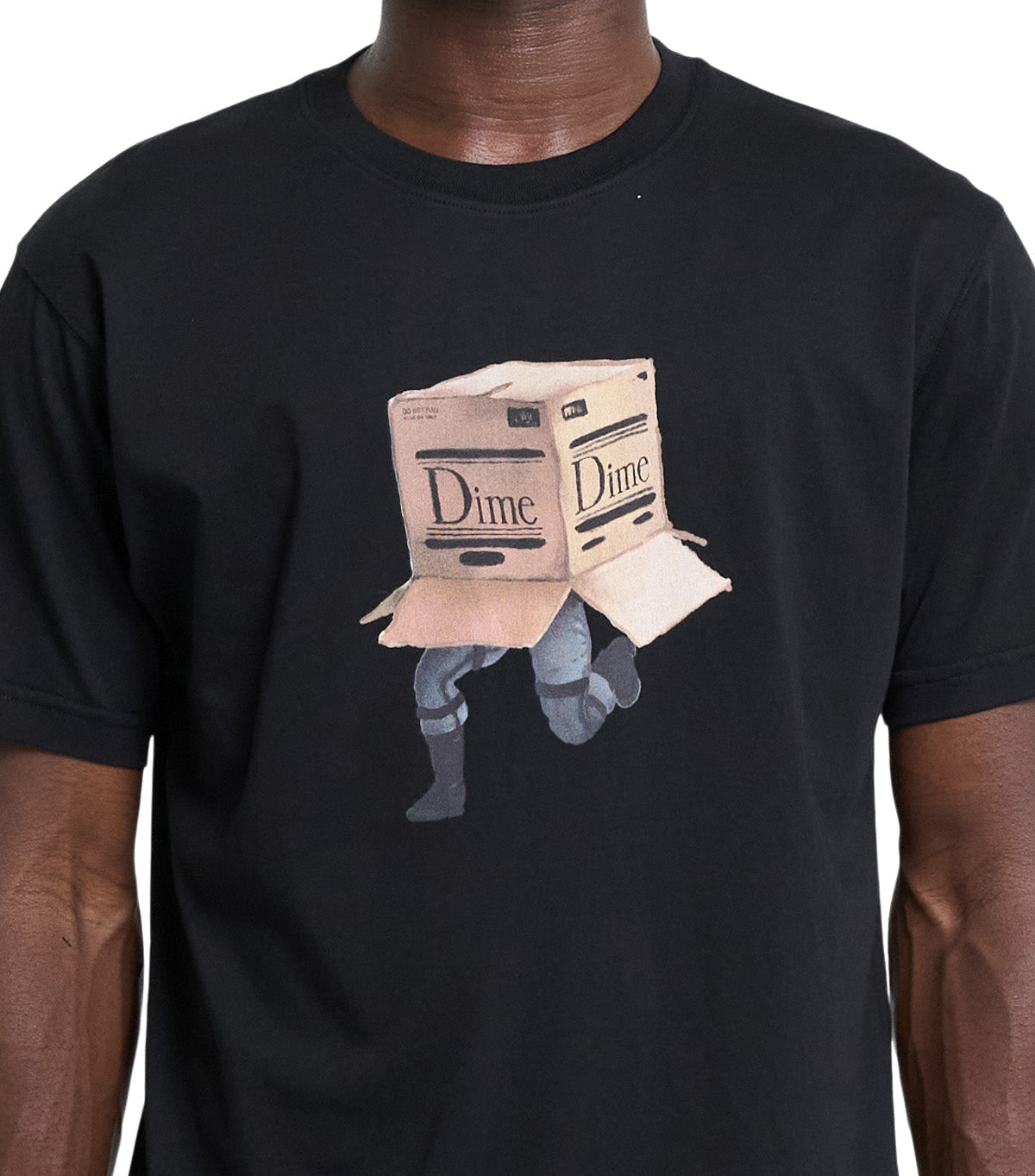 Dime Solid T-Shirt Black