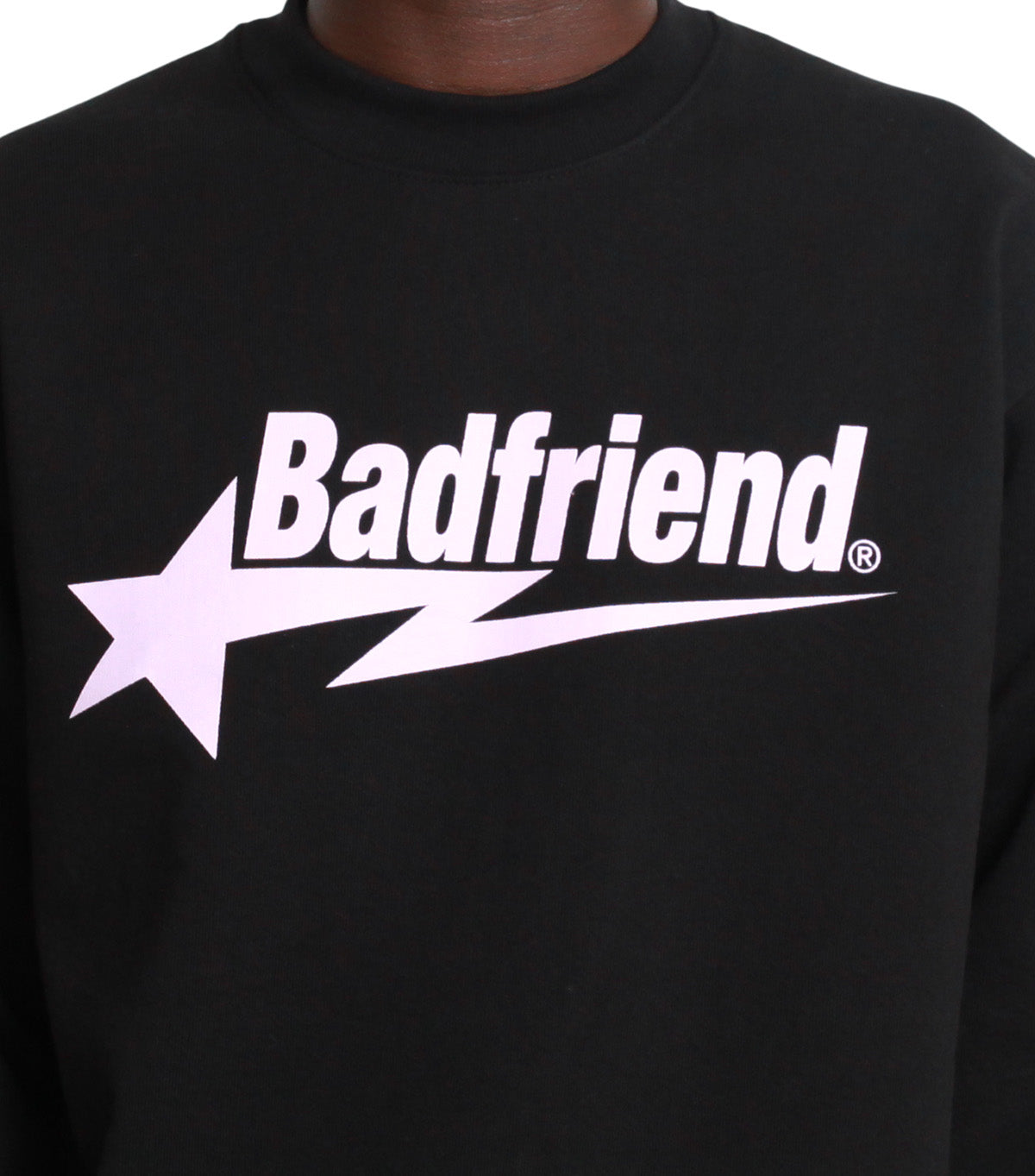 Badfriend Star Crewneck Black Pink