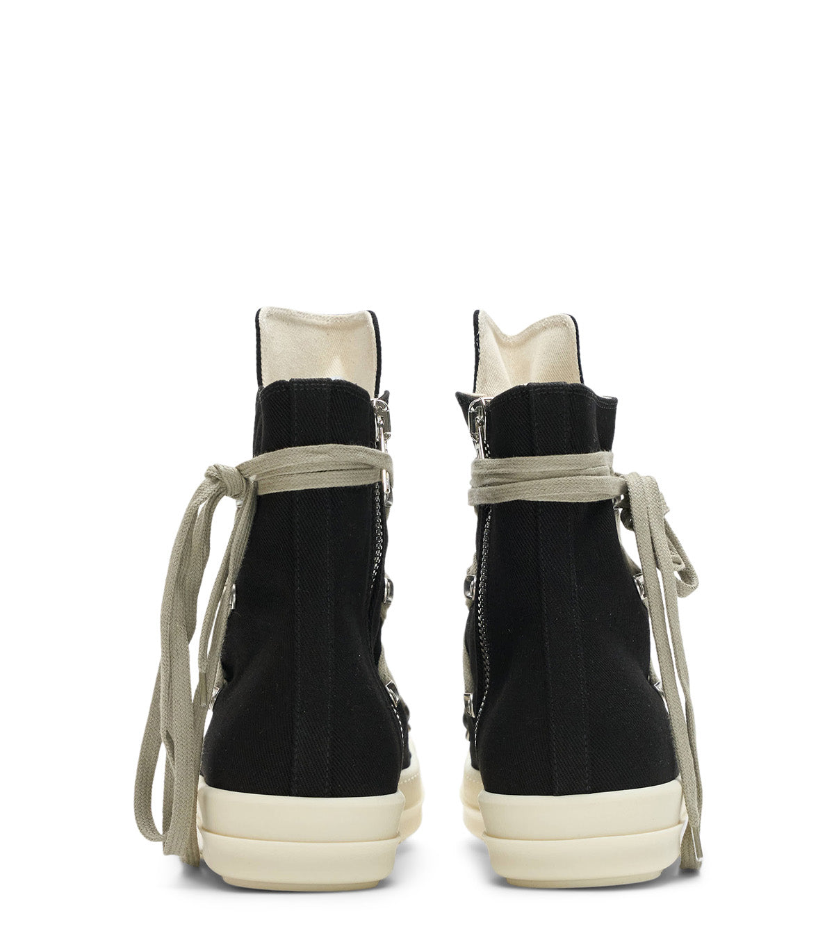 Rick Owens DRKSHDW Megalace Sneaks Black Milk