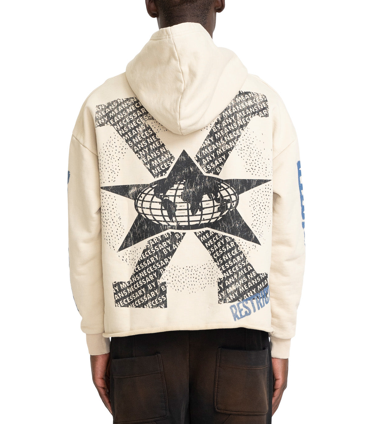 Barriers Barrera Malcolm X Cream Hoodie Cream