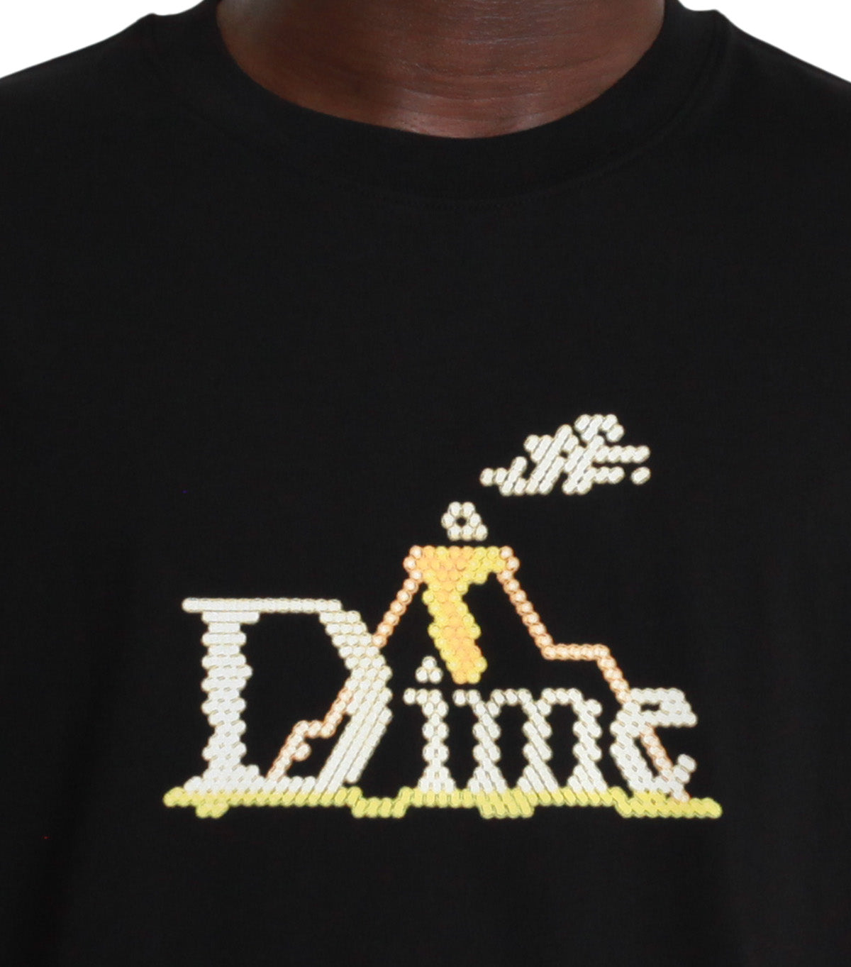 Dime Classic Lightbright T-Shirt Black