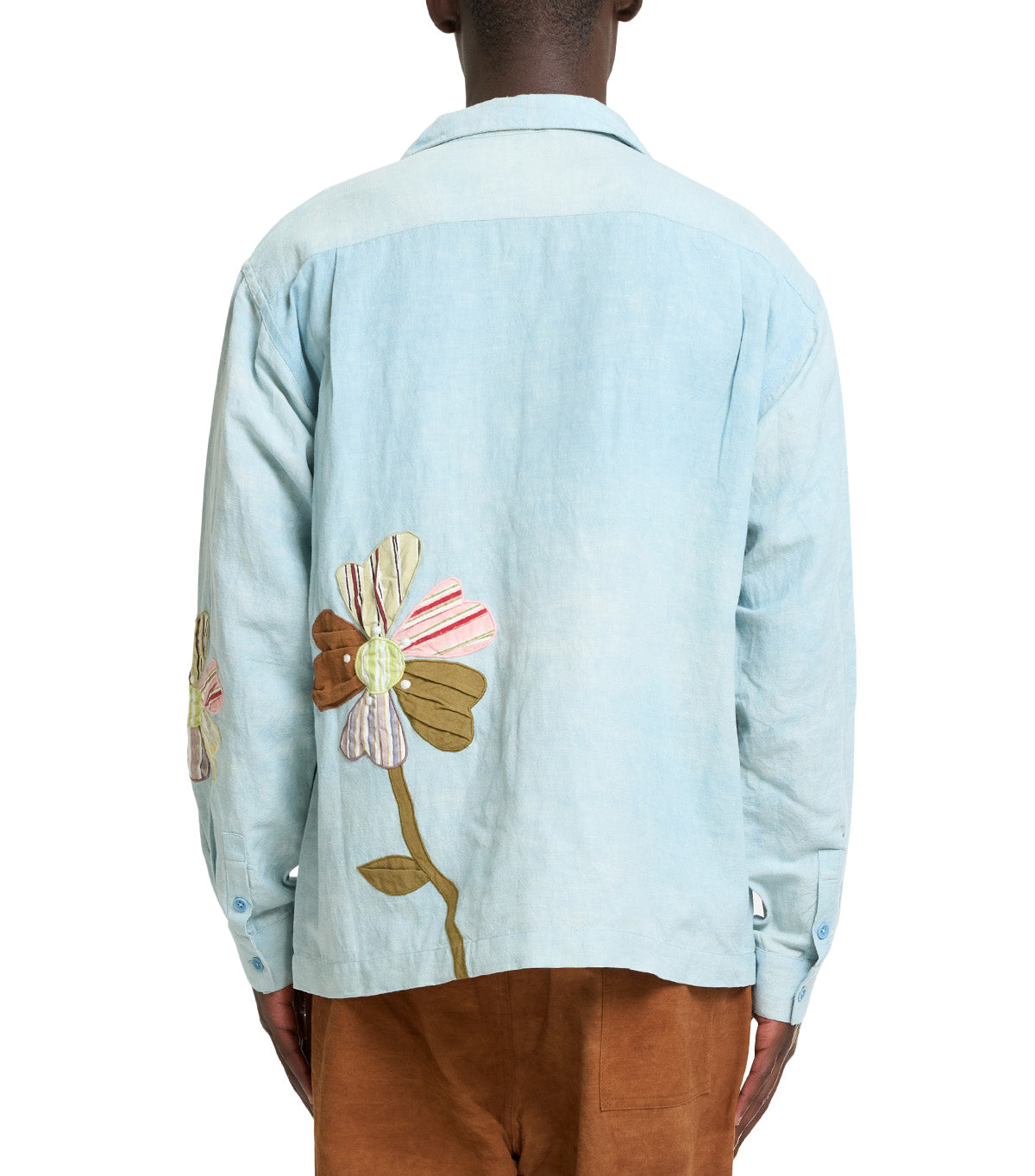 Story MFG Greetings Shirt Long Sleeve Blue