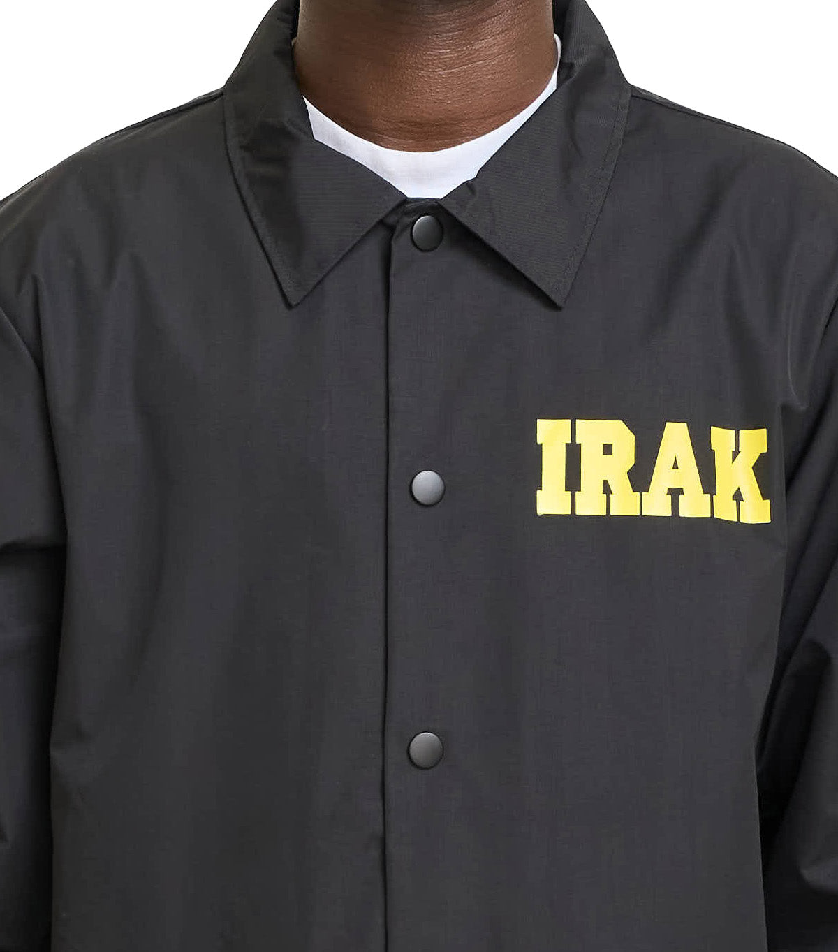 IRAK Face Coaches Jacket Black