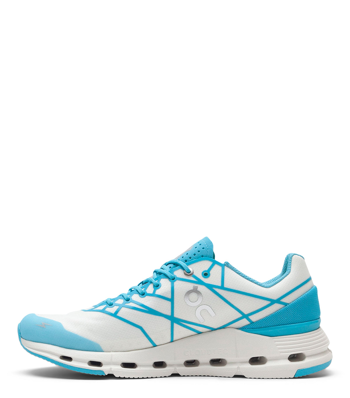 On Women's Cloudnova Z5 White Cyan