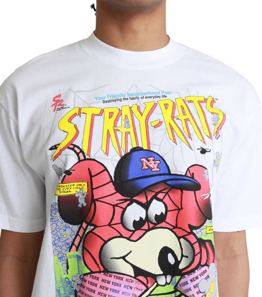 Stray Rats War On Rats Tee White