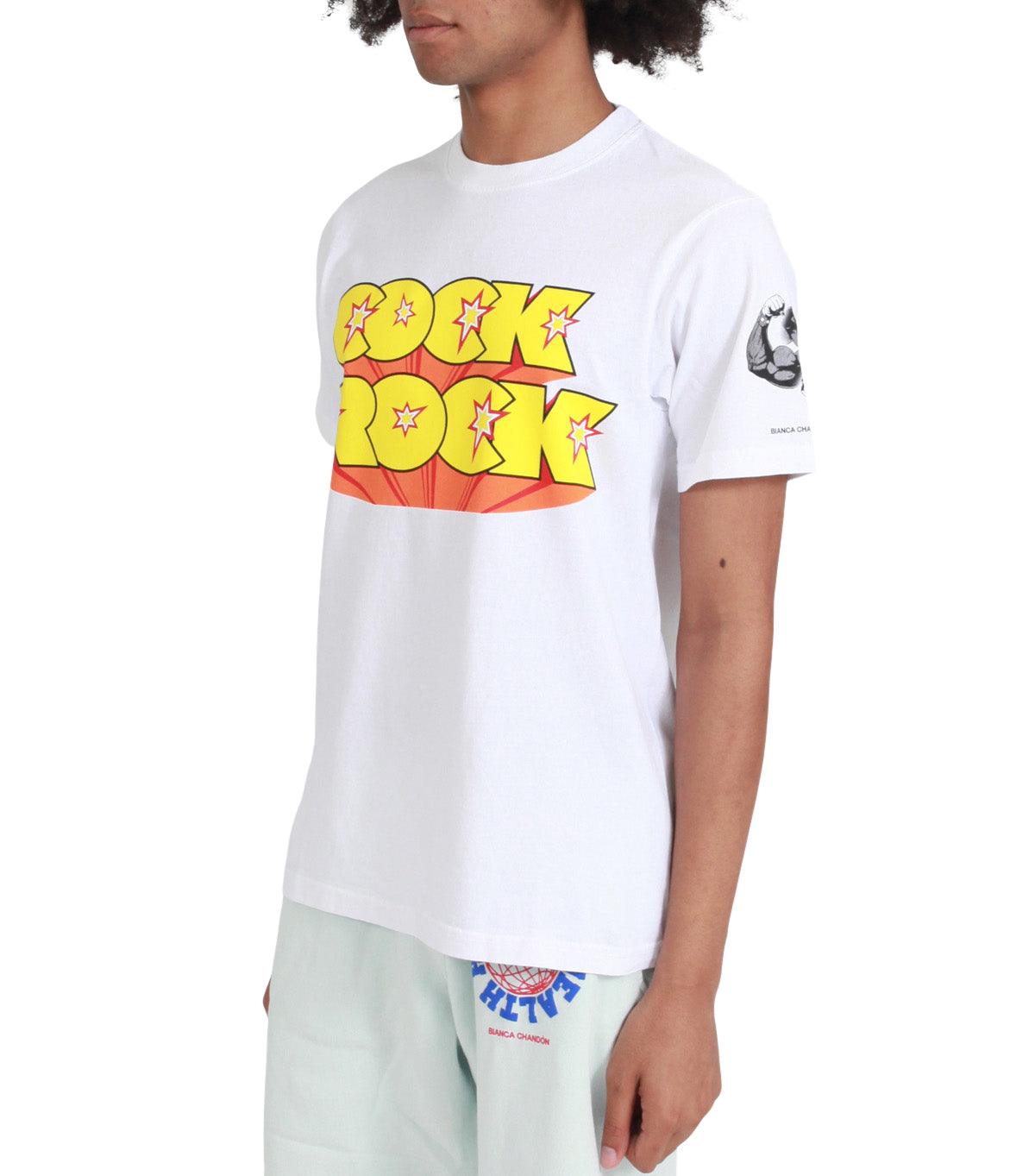 Bianca Chandon Glam Rock T-Shirt White | SOMEWHERE