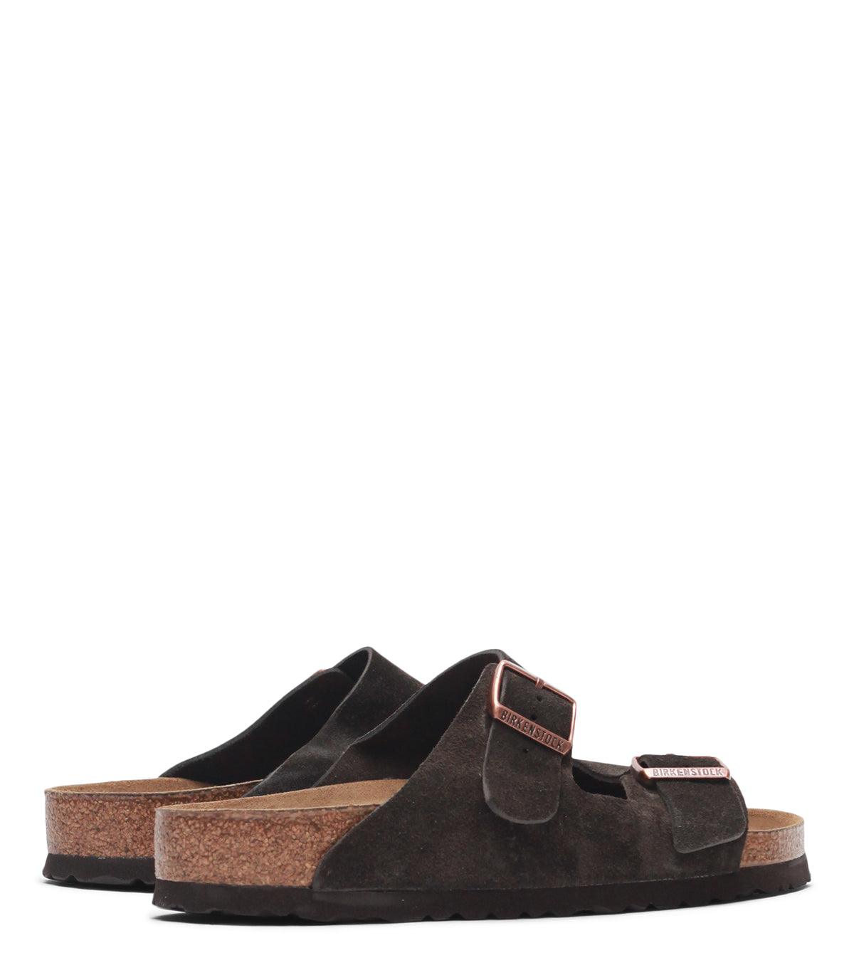 Birkenstock Arizona Soft Footbed Suede Mocha | SOMEWHERE