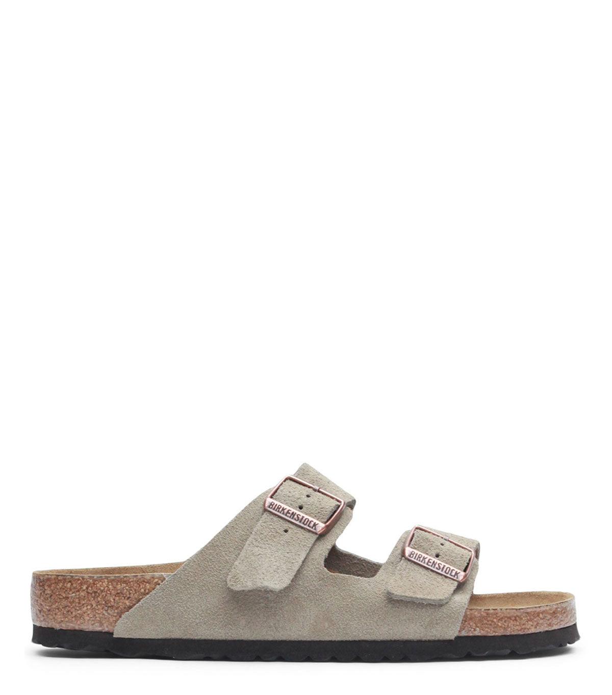 Birkenstock Arizona Soft Footbed Suede Taupe | SOMEWHERE