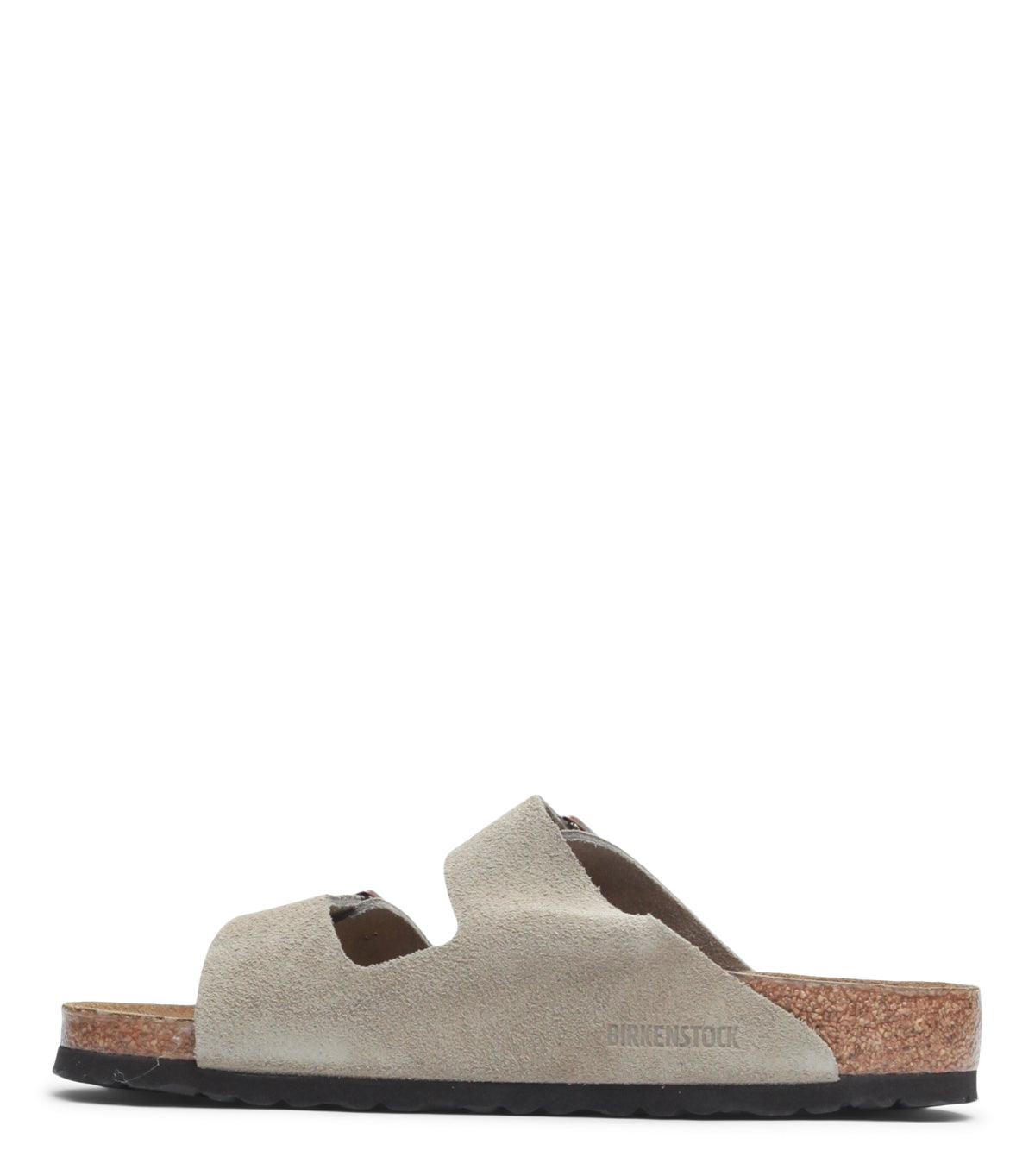 Birkenstock Arizona Soft Footbed Suede Taupe | SOMEWHERE
