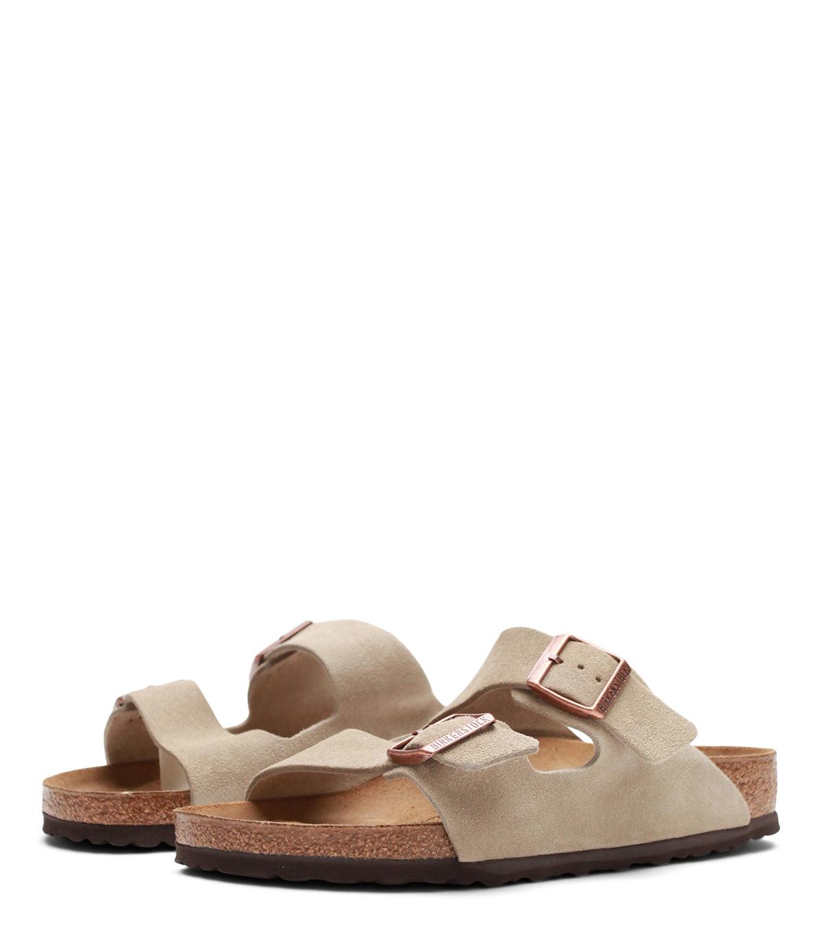 Birkenstock Arizona Suede Taupe | SOMEWHERE
