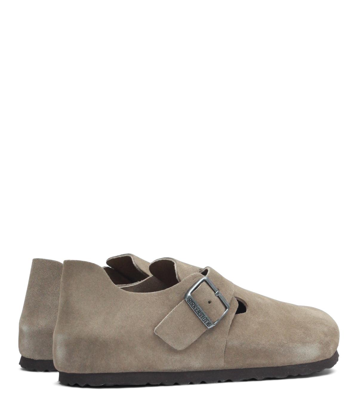 Birkenstock London Suede Taupe | SOMEWHERE