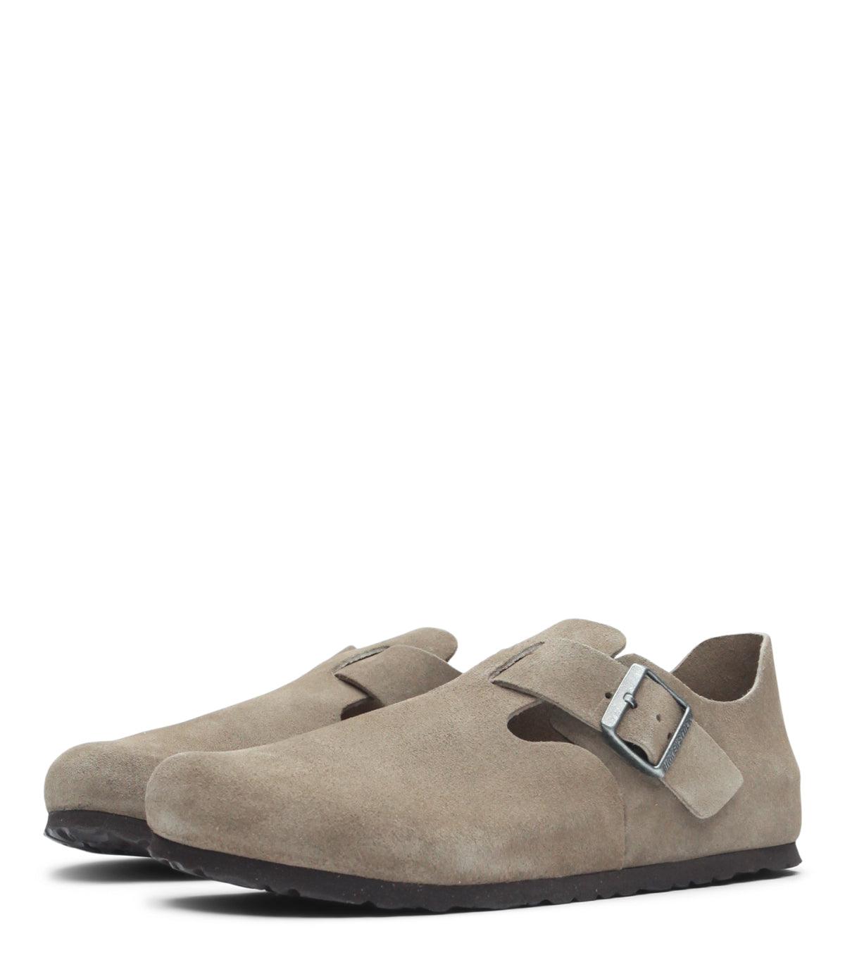 Birkenstock London Suede Taupe | SOMEWHERE