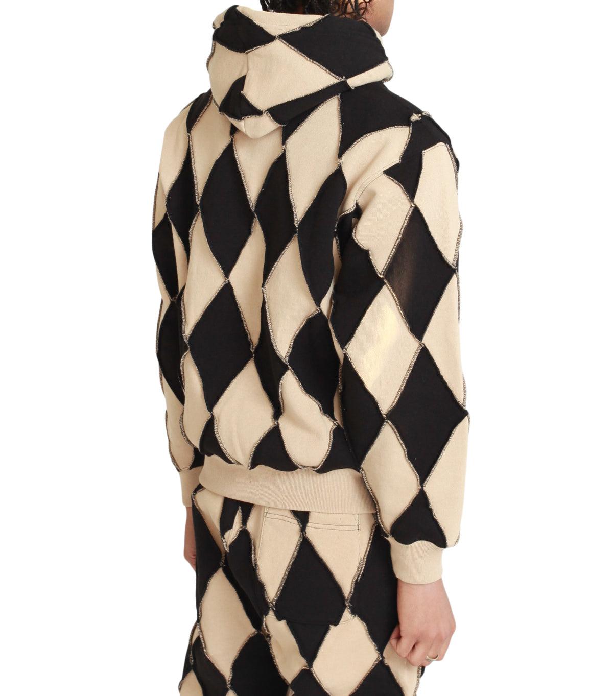 BoTT Patchwork Hoodie Black | SOMEWHERE