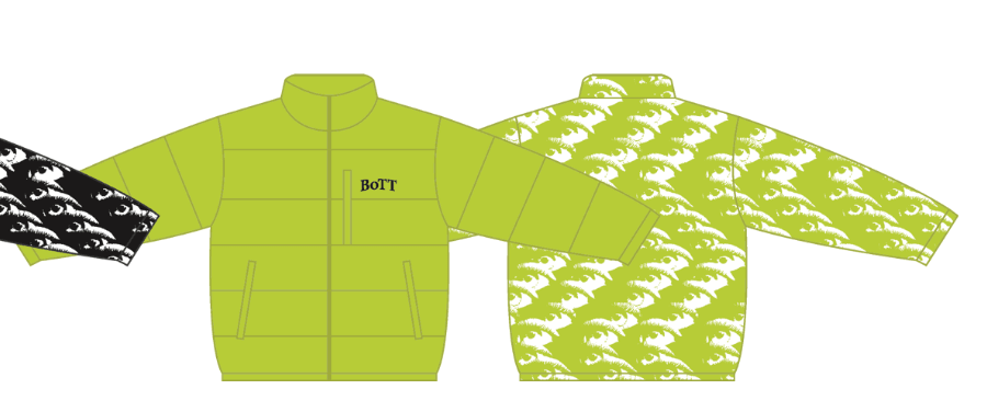 BoTT Reversible Down Jacket Lime | SOMEWHERE
