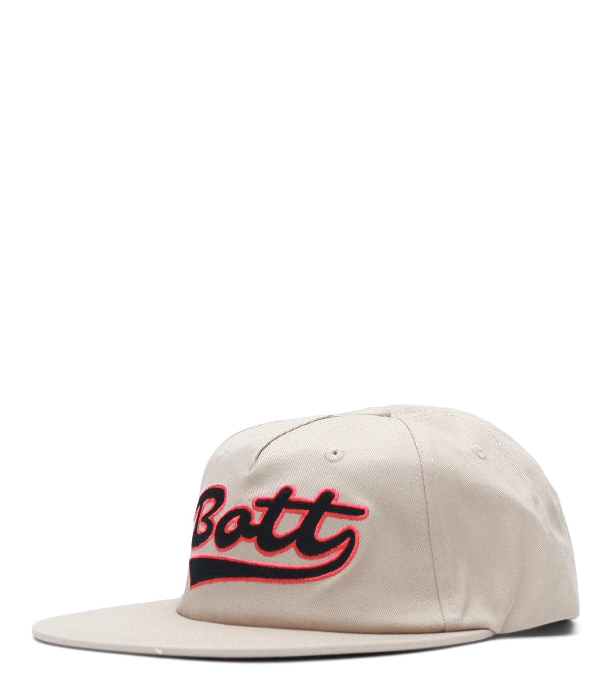 BoTT Script Logo 5 Panel Cap Beige | SOMEWHERE