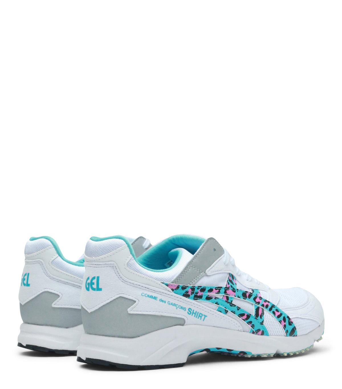 CdG SHIRT x Asics Tarther Leopard Blue | SOMEWHERE