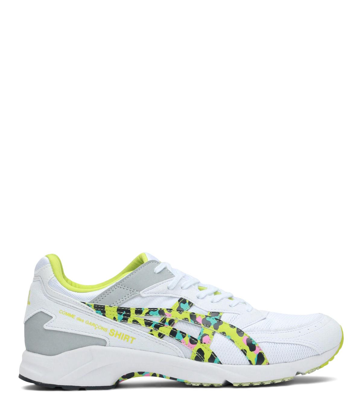 CdG SHIRT x Asics Tarther Leopard Lime