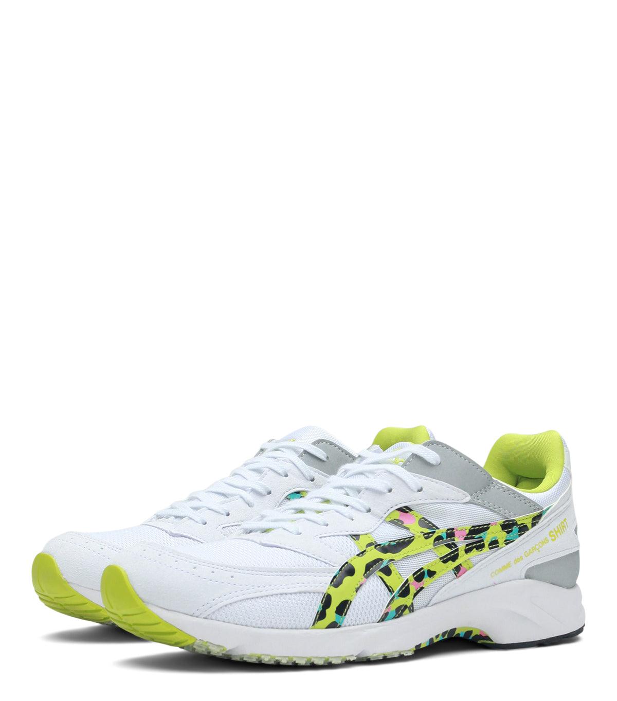 CdG SHIRT x Asics Tarther Leopard Lime | SOMEWHERE
