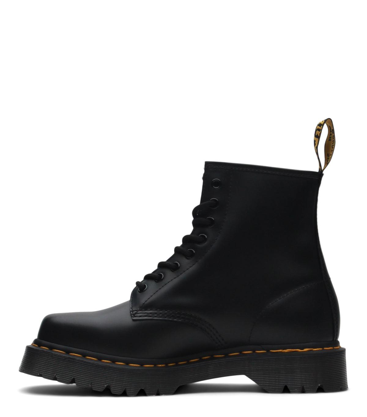 Dr. Martens 1460 Bex Squared Toe Leather Lace Up Smooth Boots Black | SOMEWHERE