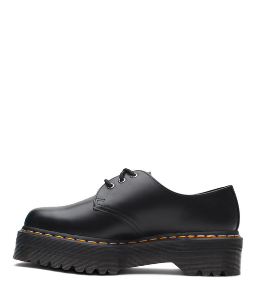 Dr. Martens 1461 Quad ブラック 4UK WOMENS DR MARTENS 1461 QUAD SMOOTH BOOT - CLEARANCE