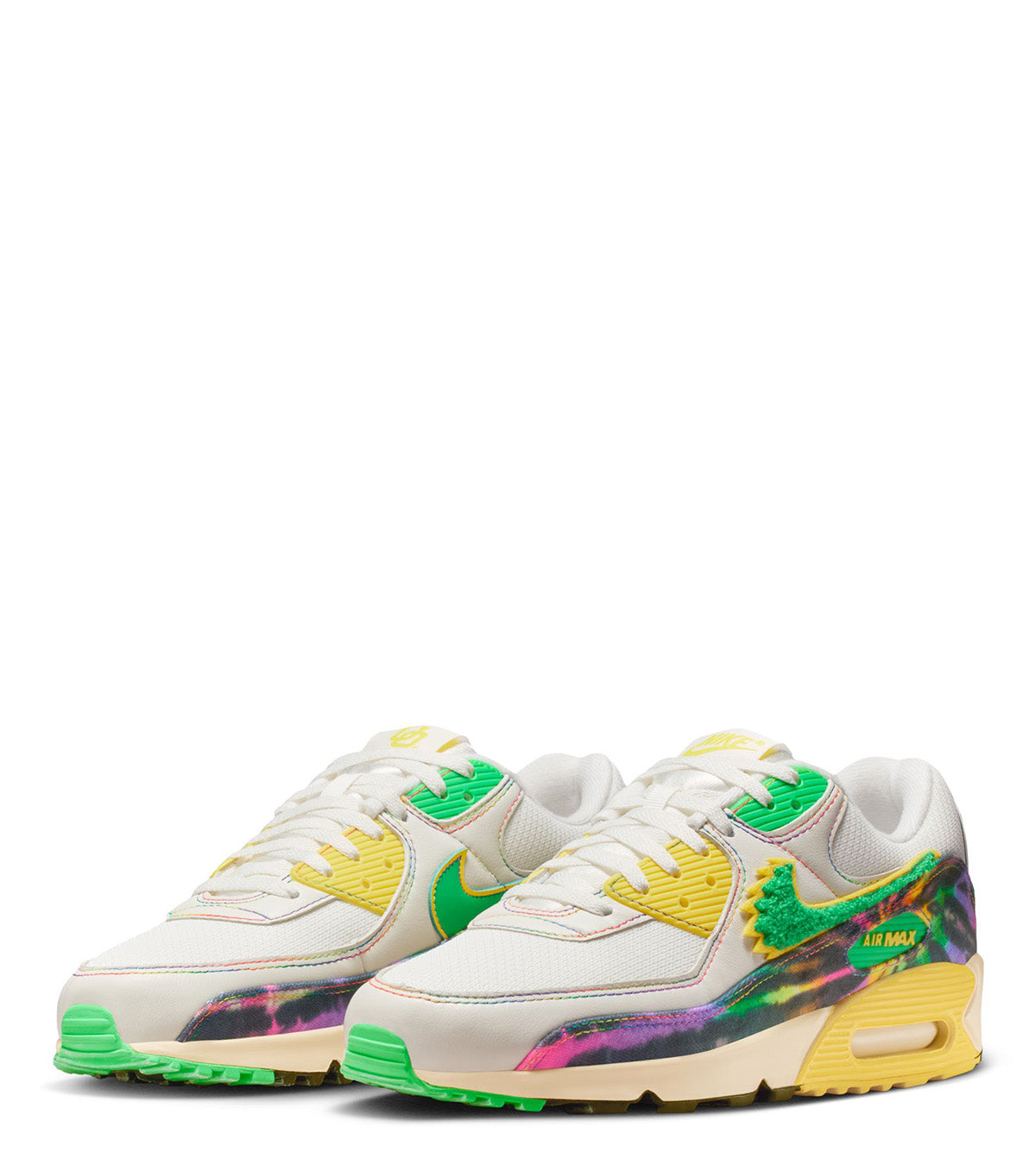 Nike x Grateful Dead x Oregon Air Max 90 Sail Green Yellow