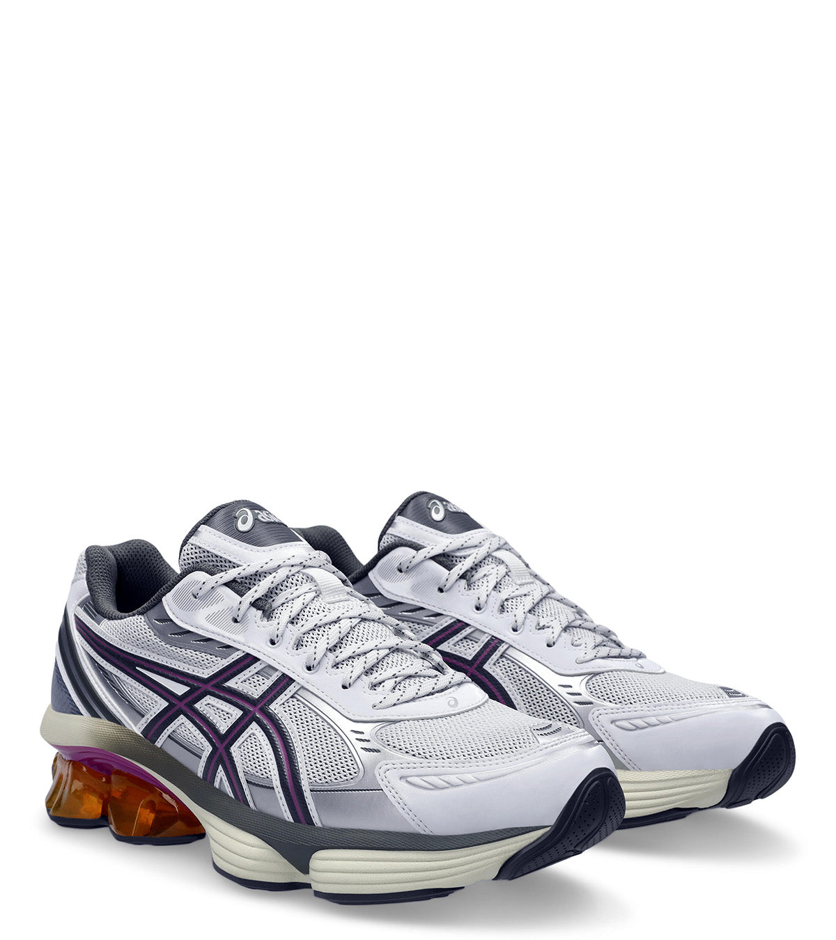 ASICS Gel-Kinetic Fluent White Truffle Grey