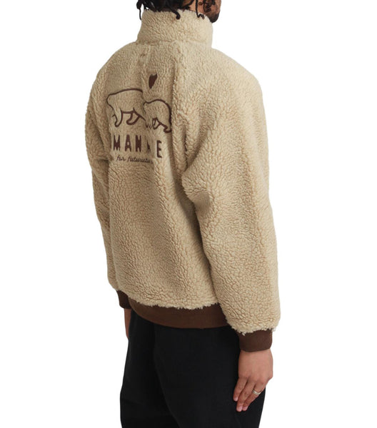 Human Made Boa Fleece Jacket Beige | SOMEWHERE®