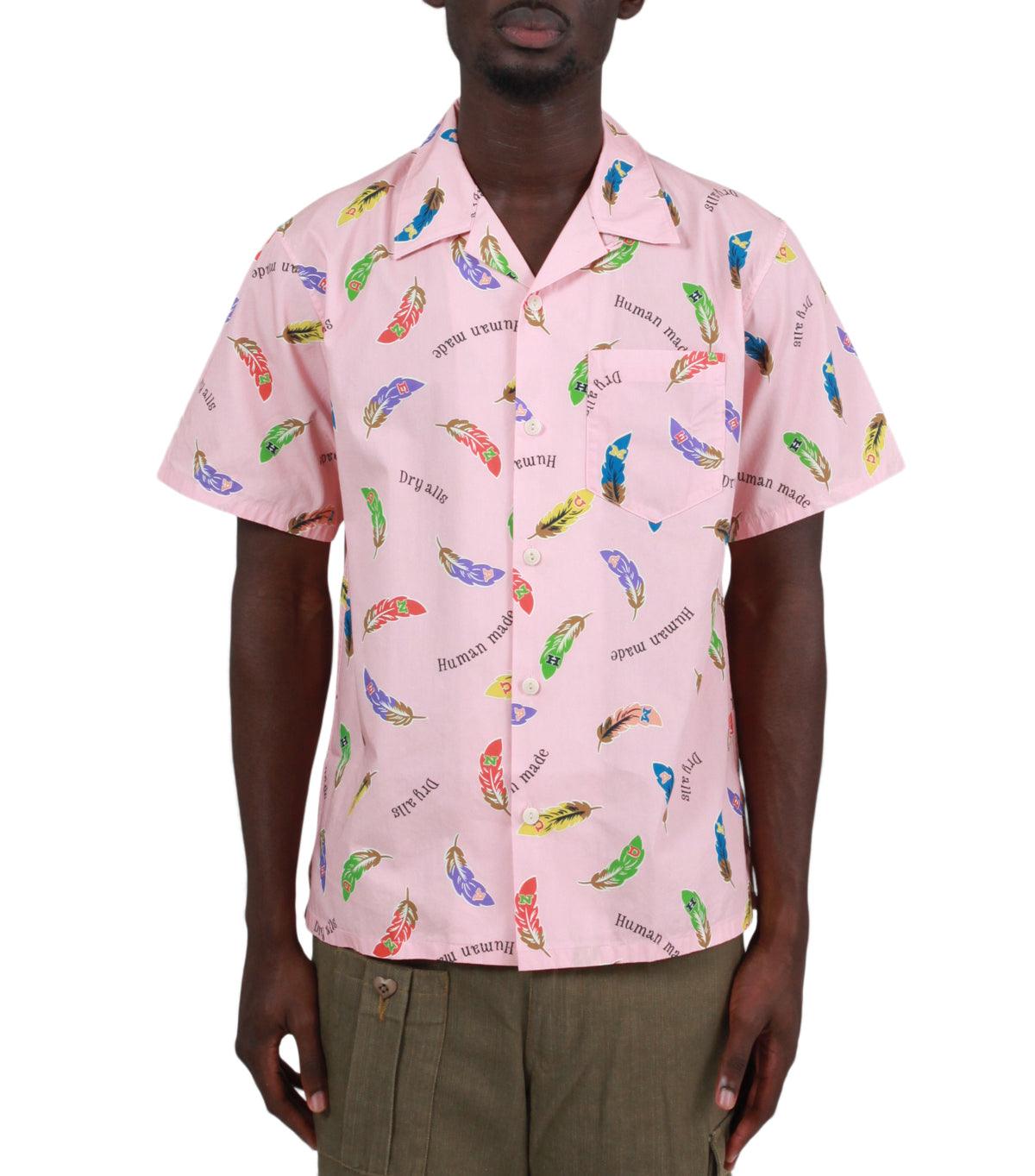 Human Made Feather Aloha Shirt Pink | SOMEWHERE