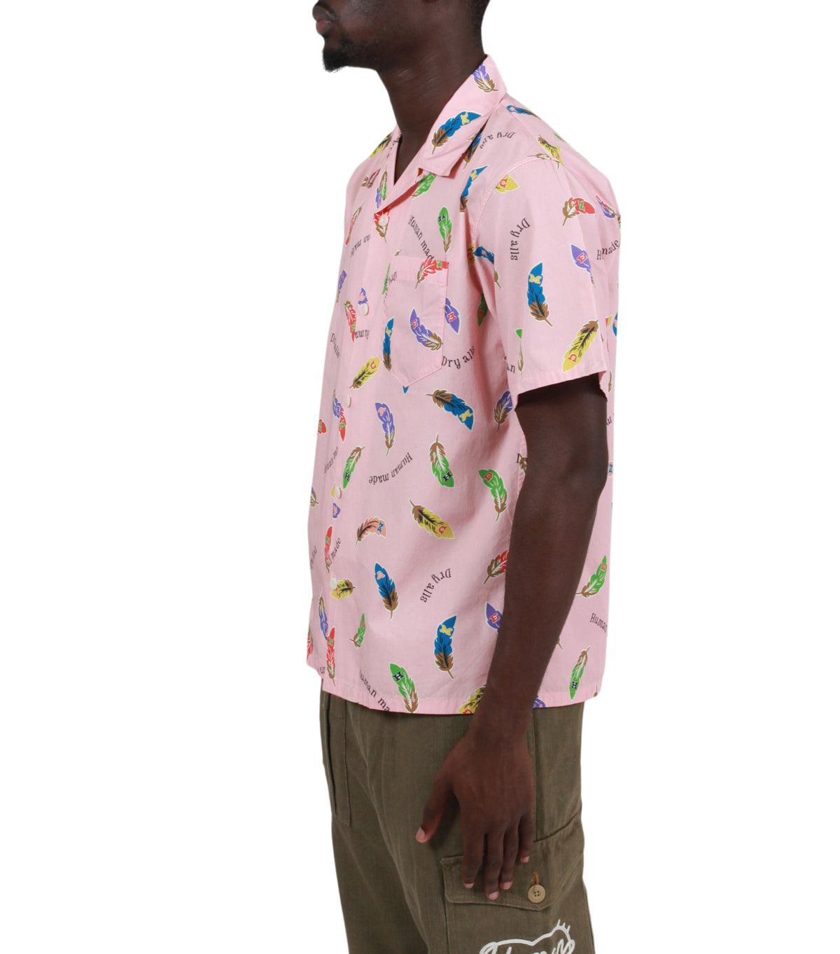 Human Made Feather Aloha Shirt Pink | SOMEWHERE