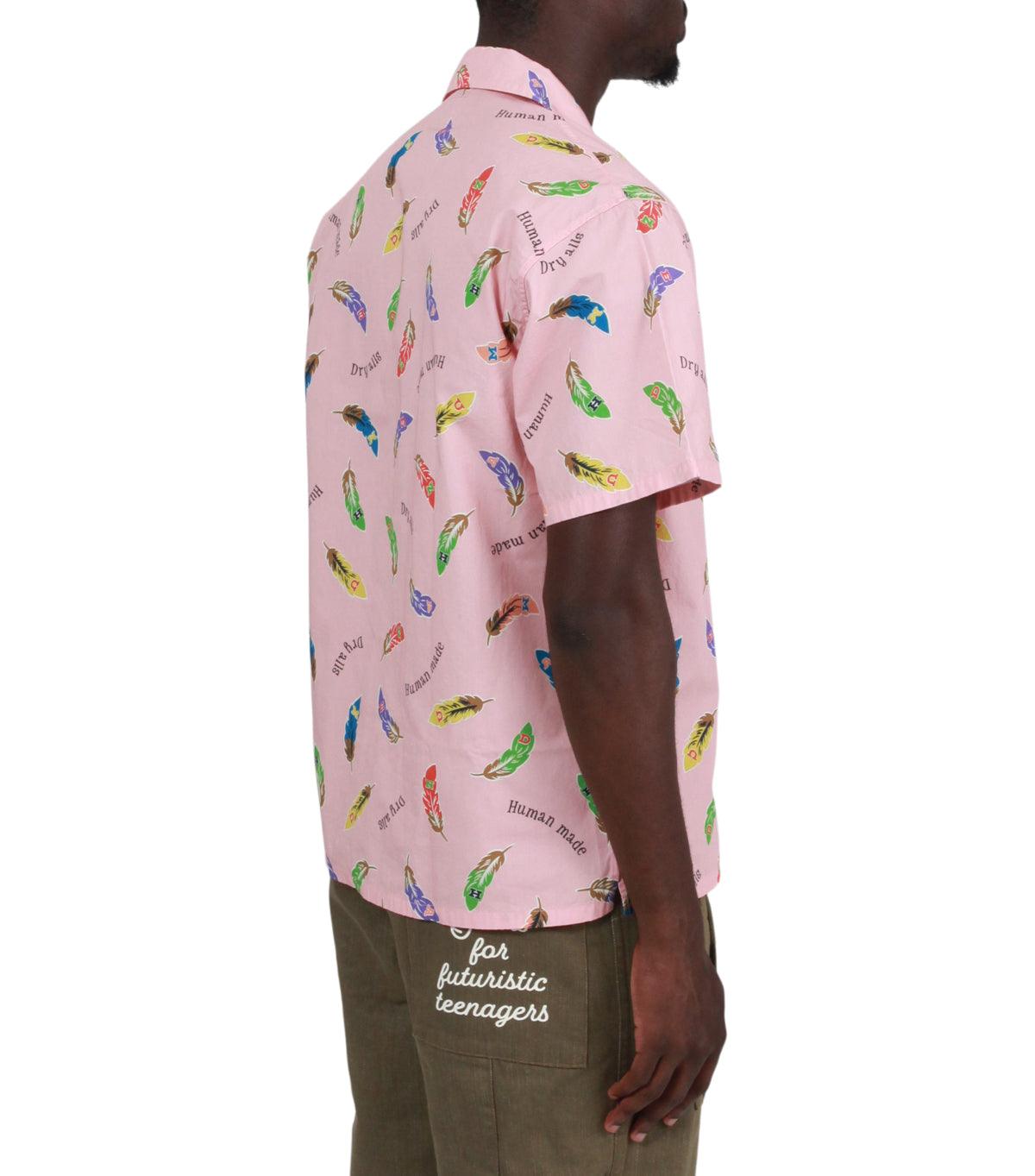 Human Made Feather Aloha Shirt Pink | SOMEWHERE