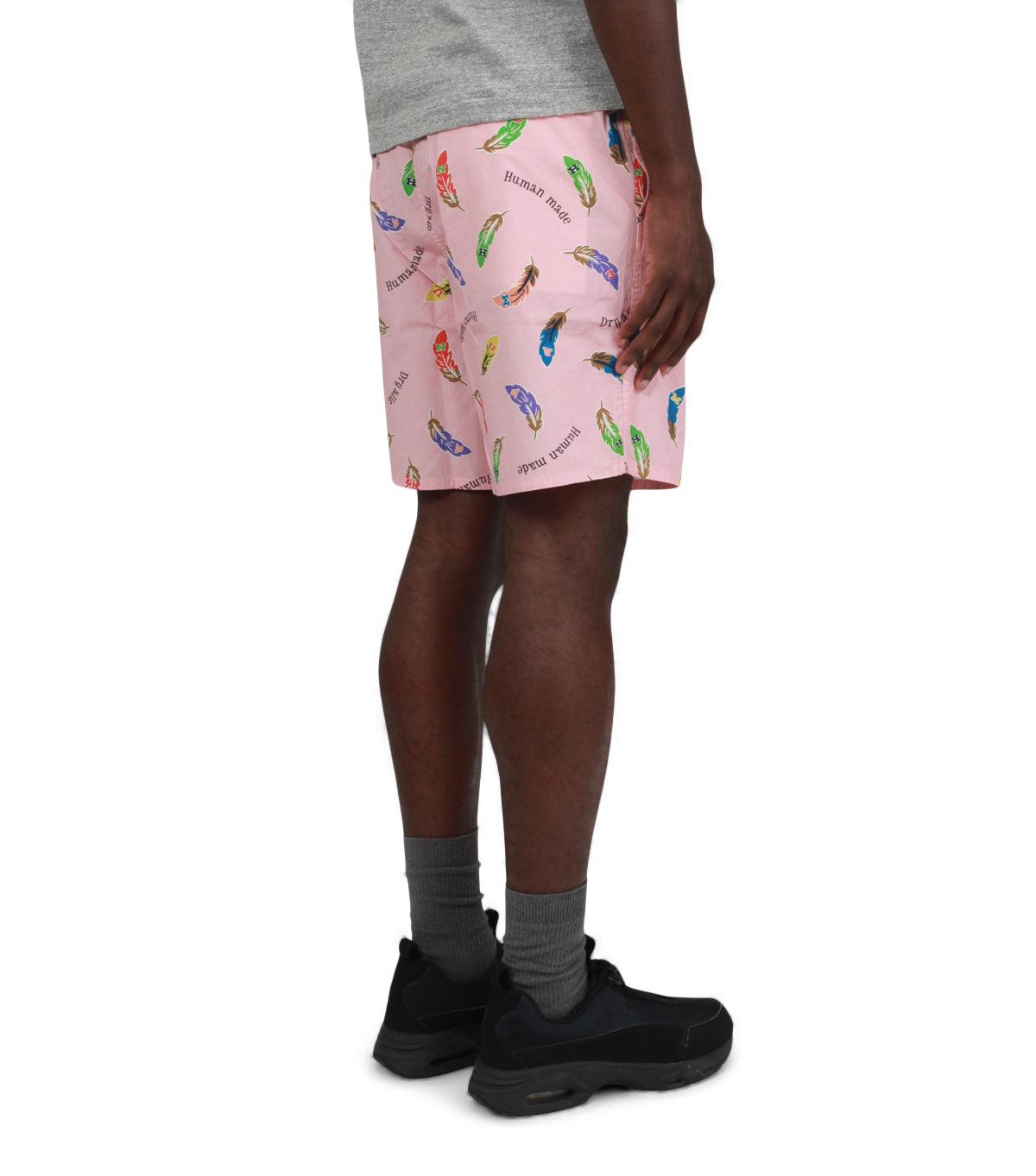 Human Made Feather Shorts Pink | SOMEWHERE