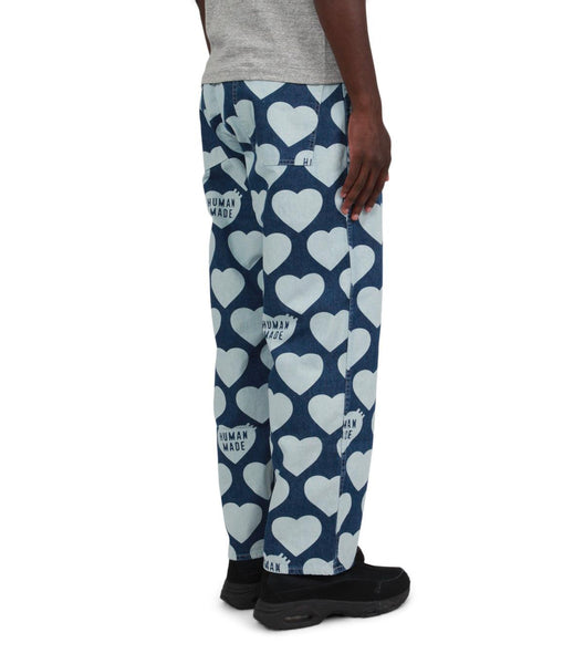 Human Made Heart Baggy Denim Pants Indigo